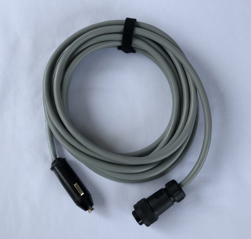 5m vehicle power cable for searchlight, compatible with 24V cigarette lighter socket